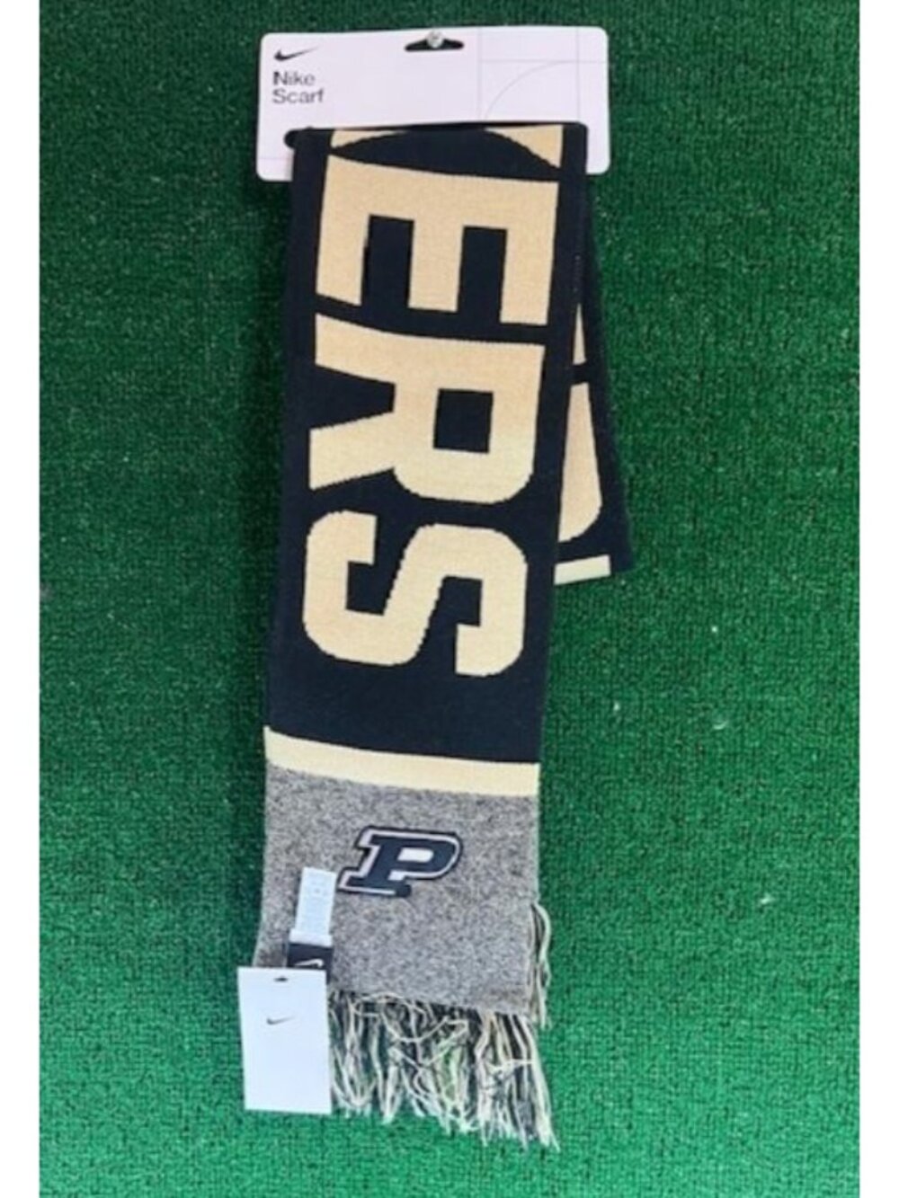Purdue Boilermakers NCAA Scarf 2.0 Local Verbiage HM5382-010 NEW
